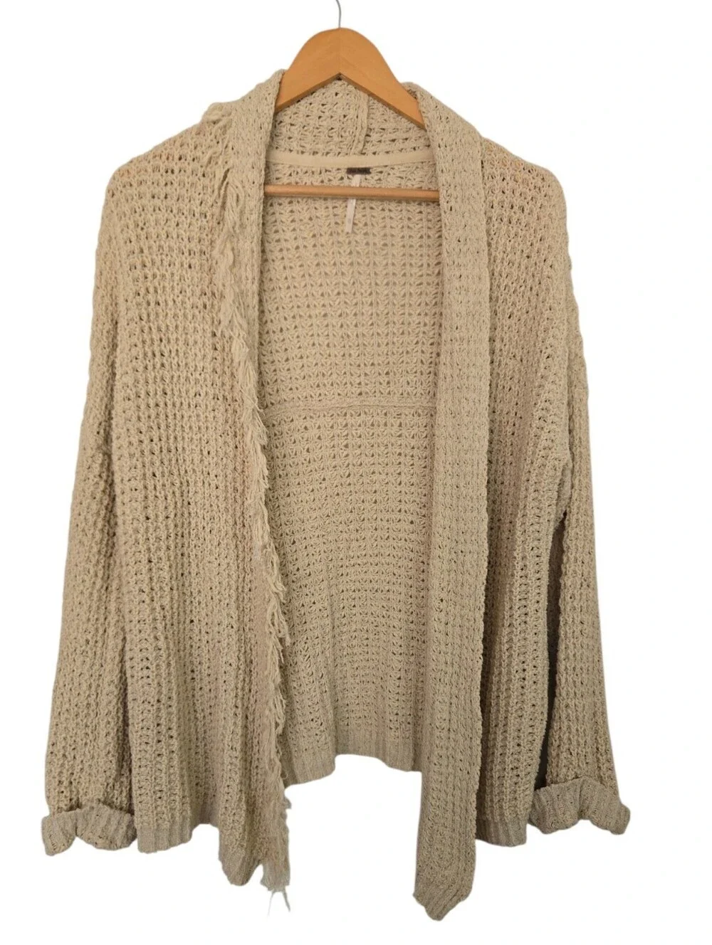 ✨ Free People Open Knit Boho Cardigan Sweater Xs